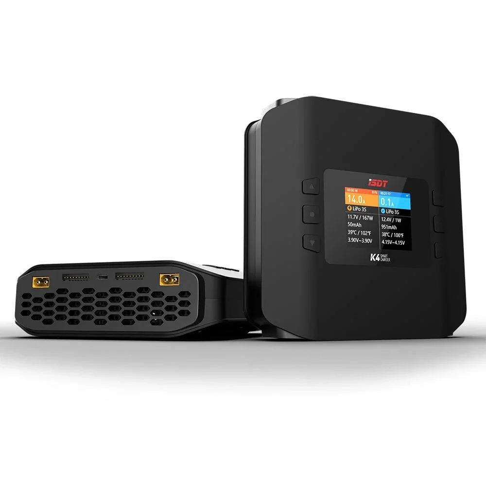 Isdt K4 Dual Lipo Charger - ISDT K4 Dual Mode Smart Balance-lader,