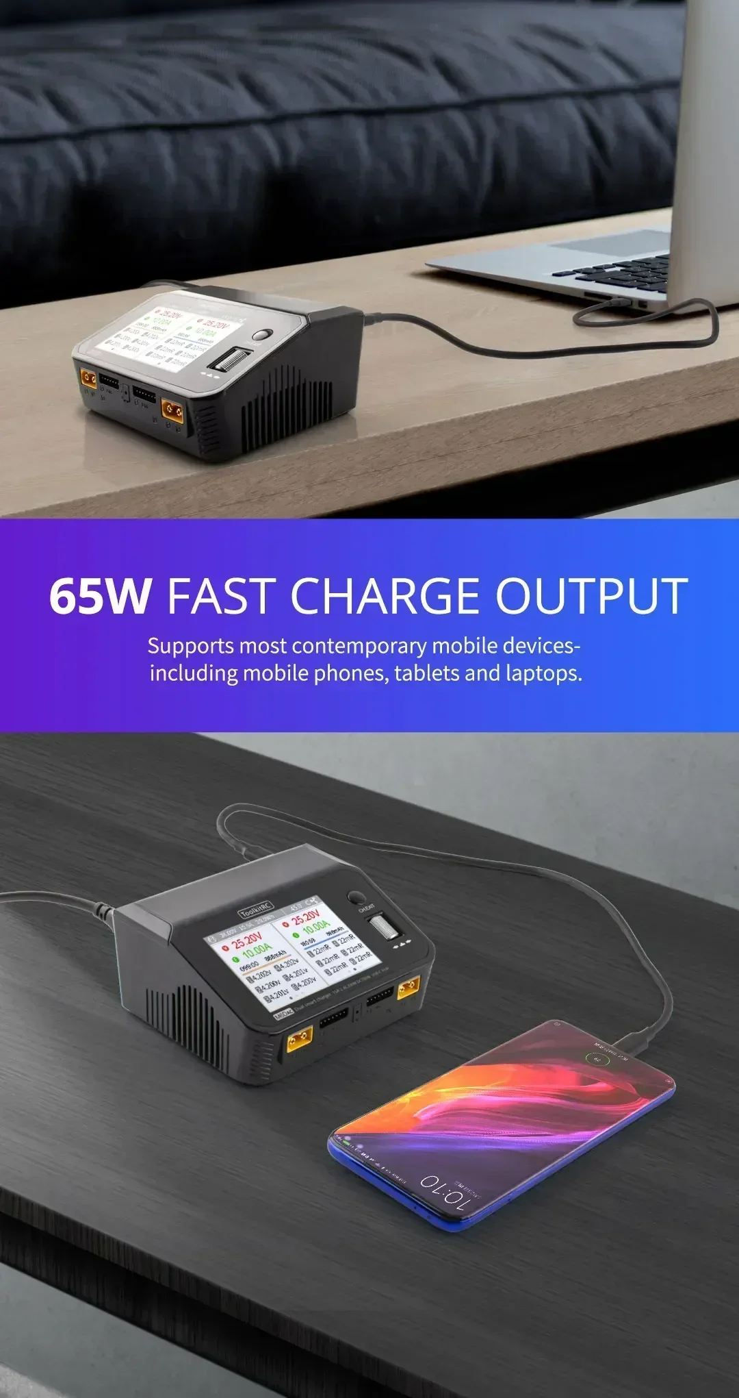 ToolkitRC M6DAC slimme balansl - Toolkitrc M6Dac Smart Charger recensie en prijs